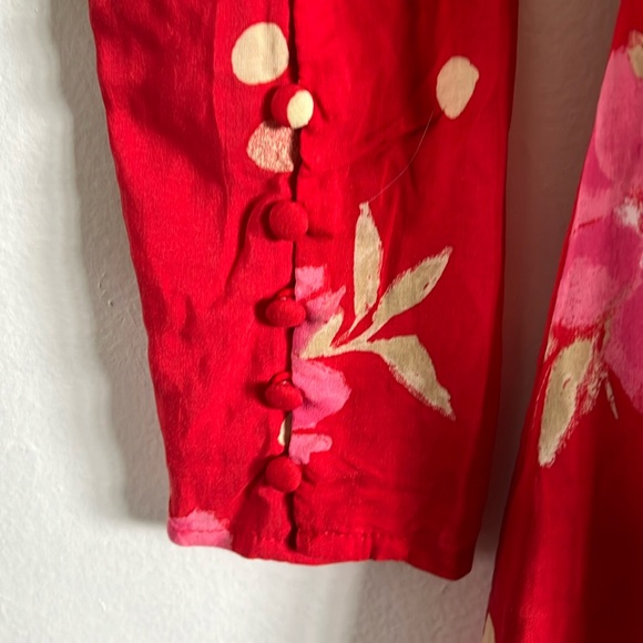 Free People women’s date night mini dress in strawberry - Picture 7 of 10